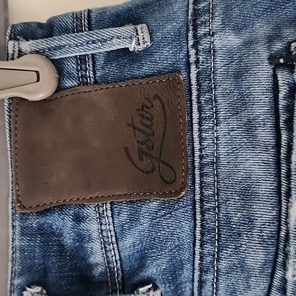 G-Star Colt Chino Straight Y2K Low Rise Jeans W25 I32 XS (33) - Picture 8 of 13